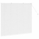 vidaXL Zsalugáter Redőnyök Fehér 130 x 145 cm Alumínium