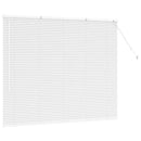vidaXL Zsalugáter Redőnyök Fehér 130 x 155 cm Alumínium