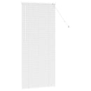 vidaXL Zsalugáter Redőnyök Fehér 175 x 80 cm Alumínium