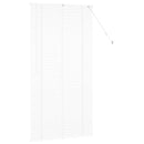 vidaXL Zsalugáter Redőnyök Fehér 175 x 90 cm Alumínium