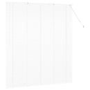 vidaXL Zsalugáter Redőnyök Fehér 175 x 160 cm Alumínium