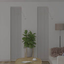 vidaXL Zsalugáter Redőnyök Fehér 220 x 45 cm Alumínium