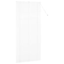 vidaXL Zsalugáter Redőnyök Fehér 220 x 105 cm Alumínium