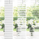 vidaXL Zsalugáter Redőnyök Fehér 220 x 120 cm Alumínium