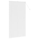 vidaXL Zsalugáter Redőnyök Fehér 220 x 120 cm Alumínium