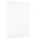 vidaXL Zsalugáter Redőnyök Fehér 220 x 160 cm Alumínium