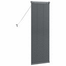 vidaXL Zsalugáter Redőnyök Sötétszürke 130 x 40 cm Alumínium