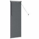 vidaXL Zsalugáter Redőnyök Sötétszürke 130 x 50 cm Alumínium