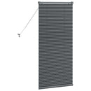 vidaXL Zsalugáter Redőnyök Sötétszürke 130 x 55 cm Alumínium