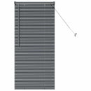 vidaXL Zsalugáter Redőnyök Sötétszürke 130 x 55 cm Alumínium