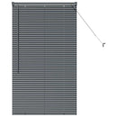 vidaXL Zsalugáter Redőnyök Sötétszürke 130 x 70 cm Alumínium