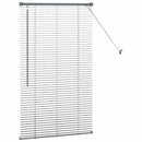vidaXL Zsalugáter Redőnyök Sötétszürke 130 x 80 cm Alumínium