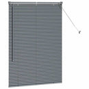 vidaXL Zsalugáter Redőnyök Sötétszürke 130 x 90 cm Alumínium