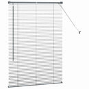 vidaXL Zsalugáter Redőnyök Sötétszürke 130 x 90 cm Alumínium