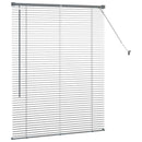 vidaXL Zsalugáter Redőnyök Sötétszürke 130 x 105 cm Alumínium