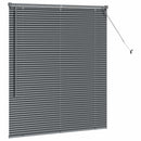 vidaXL Zsalugáter Redőnyök Sötétszürke 130 x 115 cm Alumínium