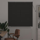 vidaXL Zsalugáter Redőnyök Sötétszürke 130 x 125 cm Alumínium