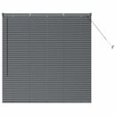 vidaXL Zsalugáter Redőnyök Sötétszürke 130 x 125 cm Alumínium