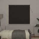 vidaXL Zsalugáter Redőnyök Sötétszürke 130 x 140 cm Alumínium
