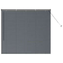 vidaXL Zsalugáter Redőnyök Sötétszürke 130 x 140 cm Alumínium