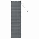 vidaXL Zsalugáter Redőnyök Sötétszürke 175 x 40 cm Alumínium