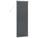 vidaXL Zsalugáter Redőnyök Sötétszürke 175 x 55 cm Alumínium