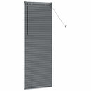 vidaXL Zsalugáter Redőnyök Sötétszürke 175 x 65 cm Alumínium