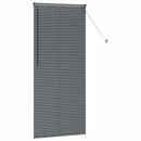 vidaXL Zsalugáter Redőnyök Sötétszürke 175 x 75 cm Alumínium