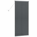 vidaXL Zsalugáter Redőnyök Sötétszürke 175 x 75 cm Alumínium
