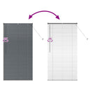 vidaXL Zsalugáter Redőnyök Sötétszürke 175 x 95 cm Alumínium