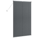 vidaXL Zsalugáter Redőnyök Sötétszürke 175 x 105 cm Alumínium