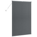 vidaXL Zsalugáter Redőnyök Sötétszürke 175 x 120 cm Alumínium