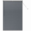 vidaXL Zsalugáter Redőnyök Sötétszürke 175 x 120 cm Alumínium