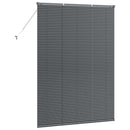 vidaXL Zsalugáter Redőnyök Sötétszürke 175 x 125 cm Alumínium