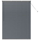vidaXL Zsalugáter Redőnyök Sötétszürke 175 x 125 cm Alumínium