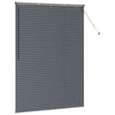 vidaXL Zsalugáter Redőnyök Sötétszürke 175 x 130 cm Alumínium