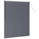 vidaXL Zsalugáter Redőnyök Sötétszürke 175 x 150 cm Alumínium