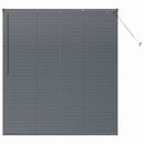 vidaXL Zsalugáter Redőnyök Sötétszürke 175 x 160 cm Alumínium