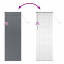 vidaXL Zsalugáter Redőnyök Sötétszürke 220 x 70 cm Alumínium
