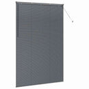 vidaXL Zsalugáter Redőnyök Sötétszürke 220x150cm Alumínium