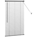 vidaXL Zsalugáter Redőnyök Fekete 130 x 75 cm Alumínium