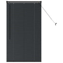 vidaXL Zsalugáter Redőnyök Fekete 130 x 75 cm Alumínium