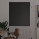 vidaXL Zsalugáter Redőnyök Fekete 130 x 115 cm Alumínium