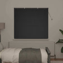 vidaXL Zsalugáter Redőnyök Fekete 130 x 150 cm Alumínium