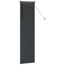vidaXL Zsalugáter Redőnyök Fekete 175 x 40 cm Alumínium