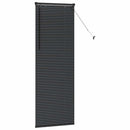 vidaXL Zsalugáter Redőnyök Fekete 175 x 60 cm Alumínium