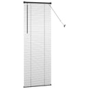 vidaXL Zsalugáter Redőnyök Fekete 175 x 60 cm Alumínium