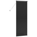 vidaXL Zsalugáter Redőnyök Fekete 175 x 60 cm Alumínium