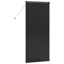 vidaXL Zsalugáter Redőnyök Fekete 175 x 80 cm Alumínium