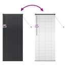 vidaXL Zsalugáter Redőnyök Fekete 175 x 80 cm Alumínium